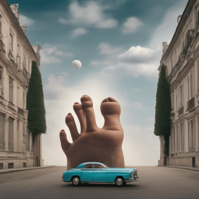 dream-of-giant-bare-foot-crushing-car