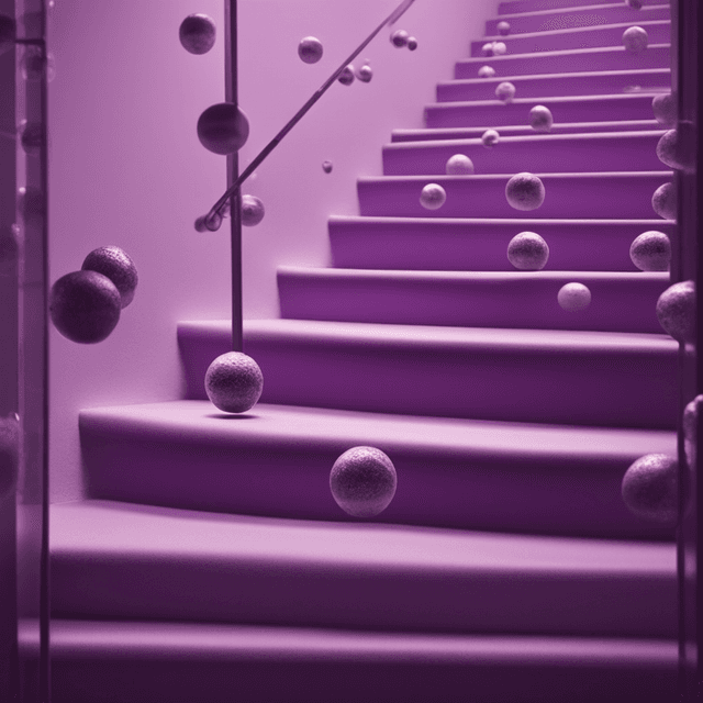 dream-about-purple-stairs-and-metal-balls