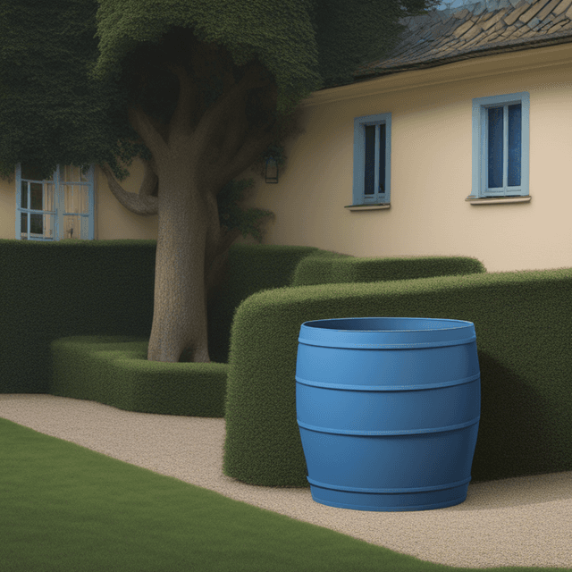 dream-about-sleeping-in-blue-barrel-in-nans-garden