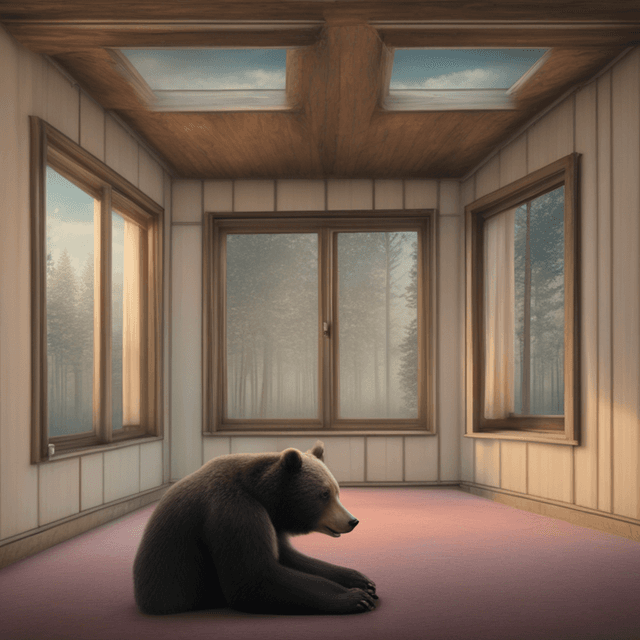 dream-about-escaping-cabin-fire-bear-encounter