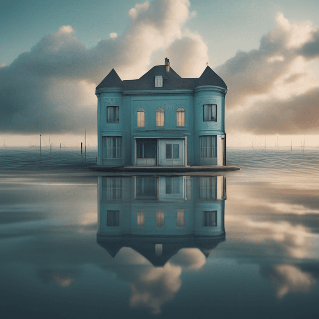 dream-about-half-underwater-house-and-driving-parking-lot