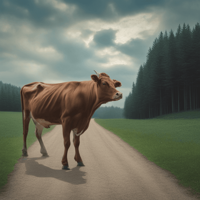 dream-about-being-chased-by-cow-and-giving-up-hair-to-forest