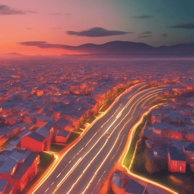 dream-of-neon-suburb-road-in-sunset