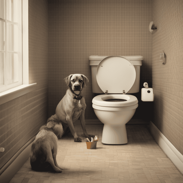 dream-about-clogged-toilet-and-dog-playing-in-water