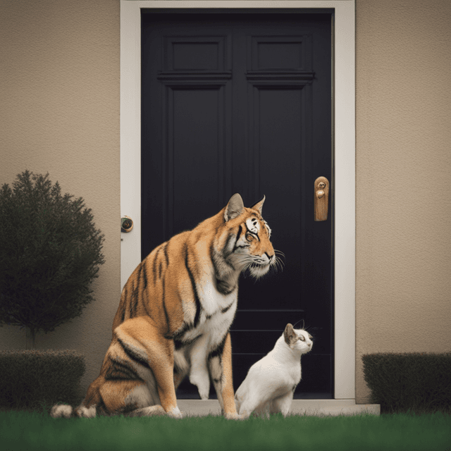 dream-about-cat-turned-tiger-fighting-dog-parents-yard