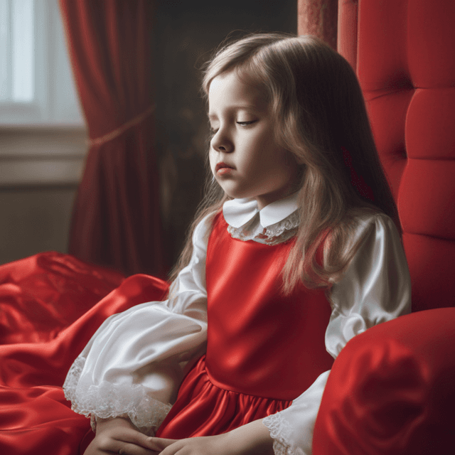 dream-of-cousin-ex-crying-dead-little-girl-red-satin-dress