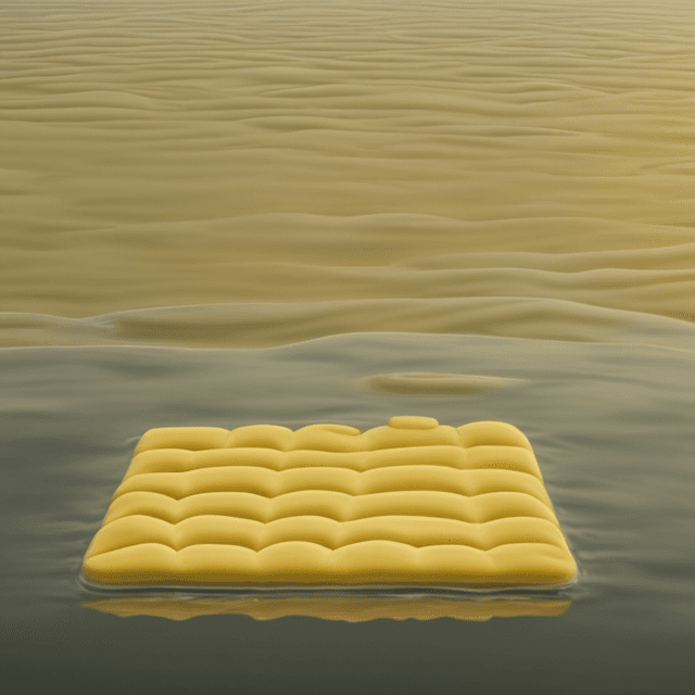 dream-of-being-yellow-mattress-in-water