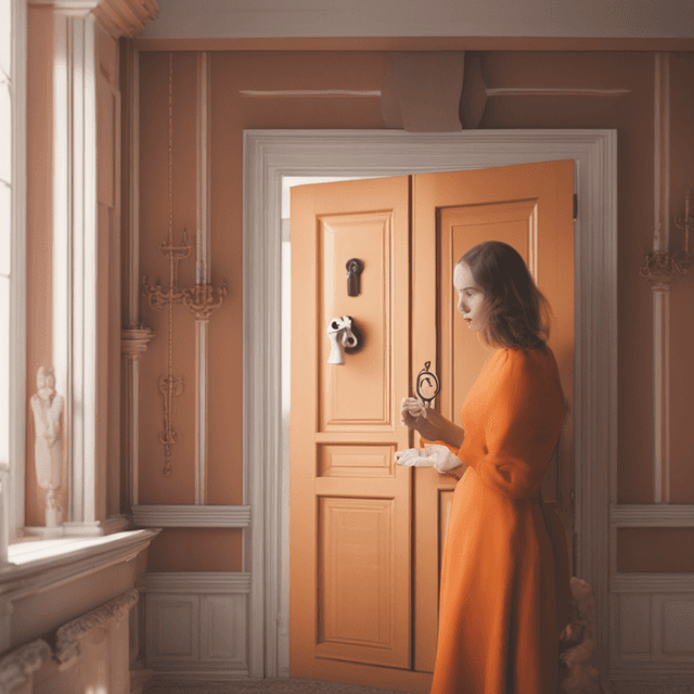 dream-about-mysterious-keys-and-trap-by-woman-in-orange-dress