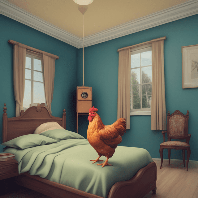 dream-of-chicken-roaster-in-bedroom