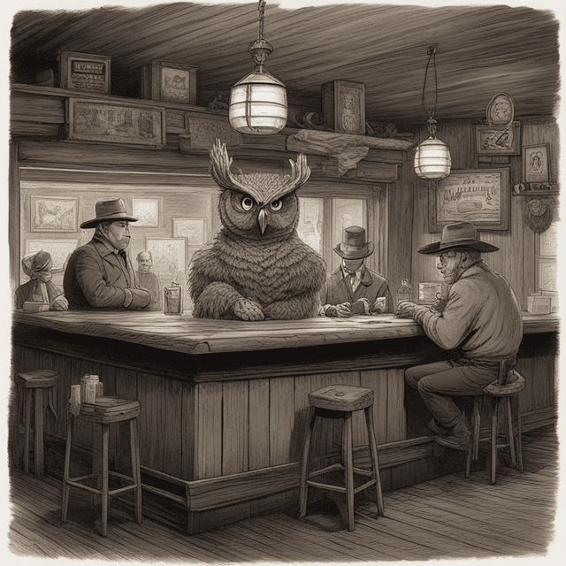 dream-of-country-western-bar-with-owl