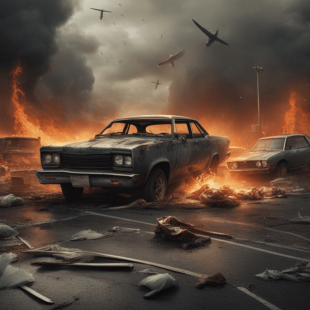 dream-about-escaping-car-crash-during-apocalypse-with-driver