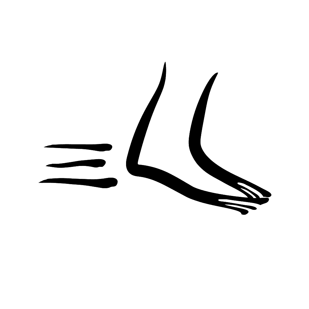 Barefoot symbol