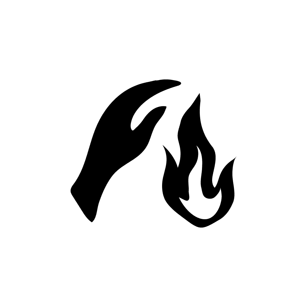 Burning symbol