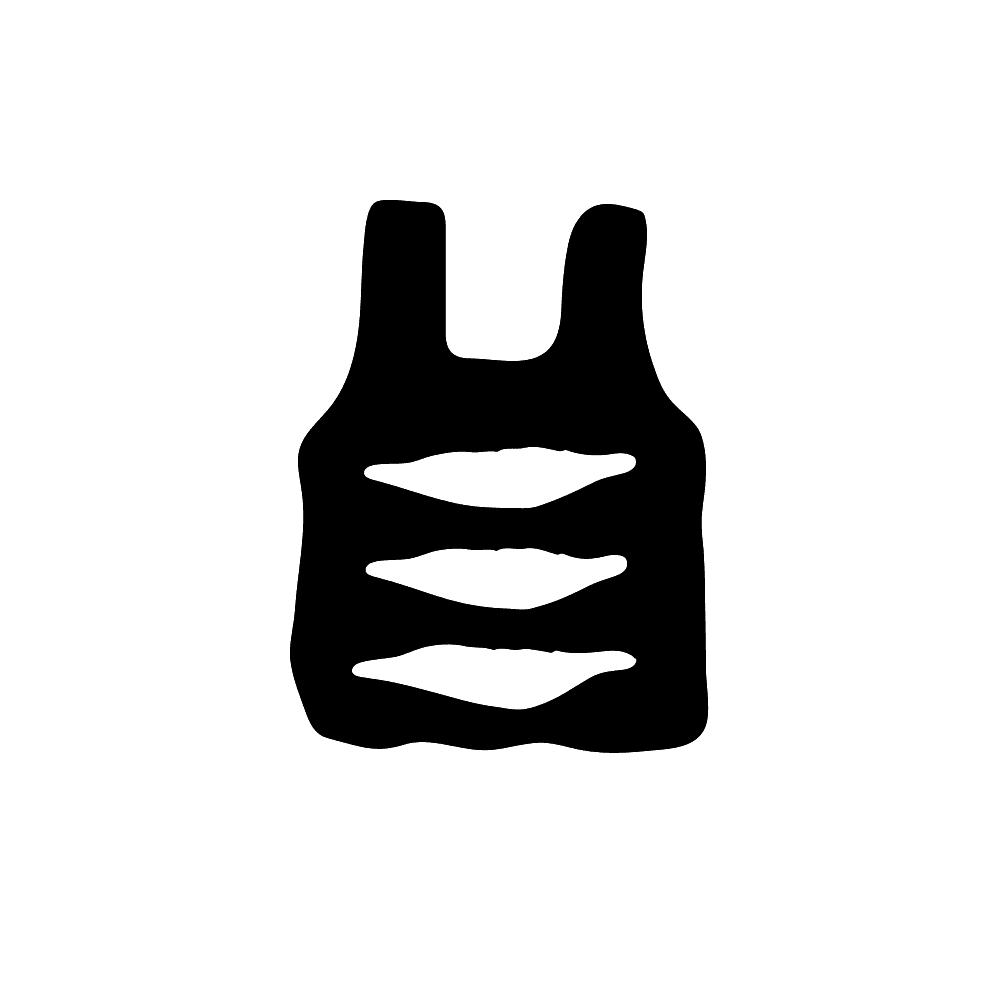 Bulletproof vest symbol