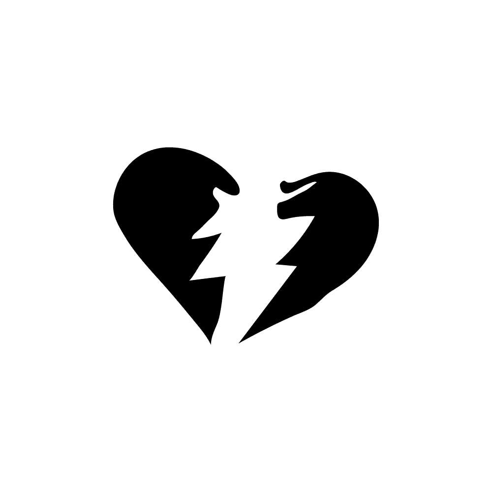 Heartbreak symbol