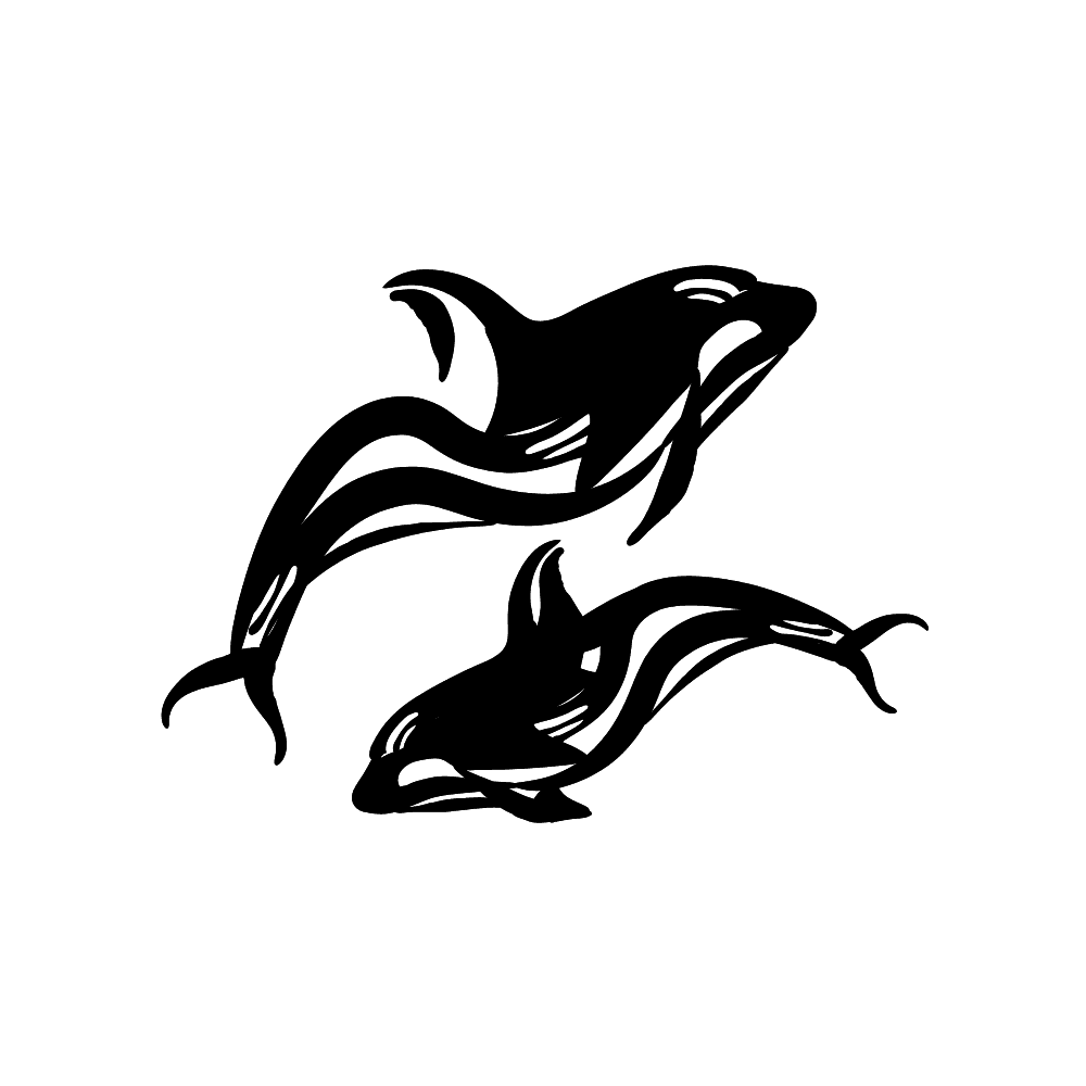 Killer whales symbol