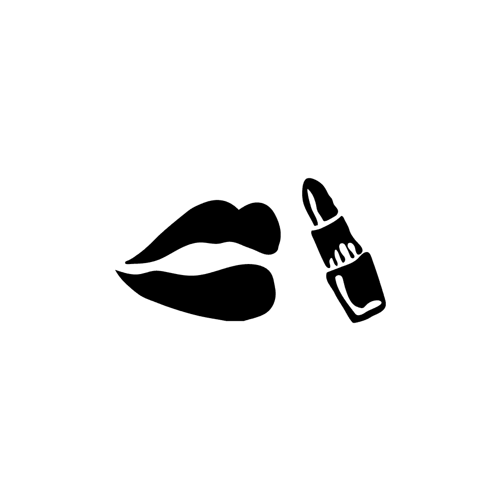 Lip gloss symbol