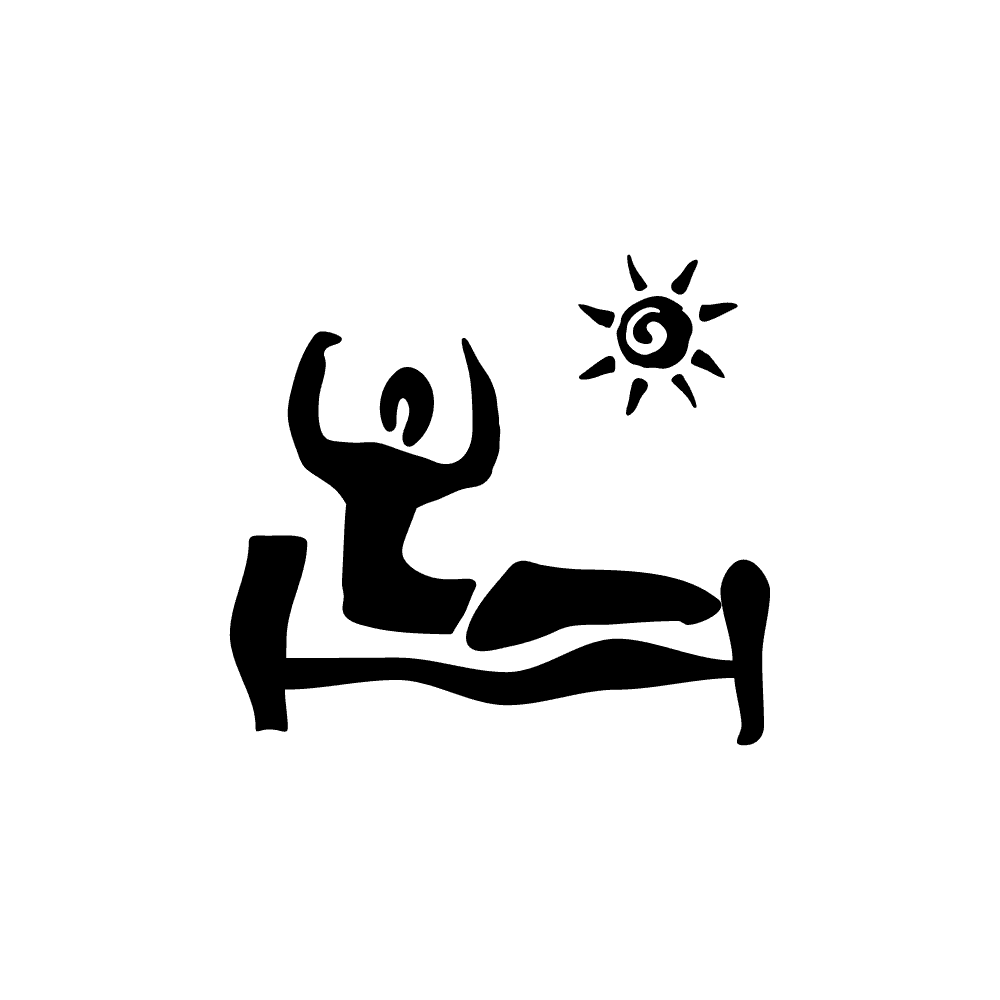 Waking up symbol