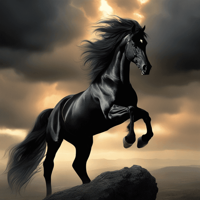 dream-of-my-brother-riding-a-black-horse