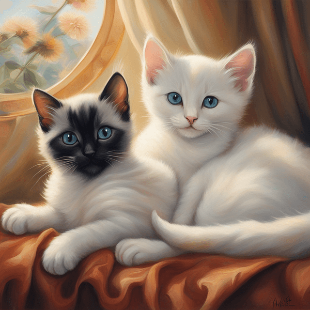 three-kittens-a-white-one-a-black