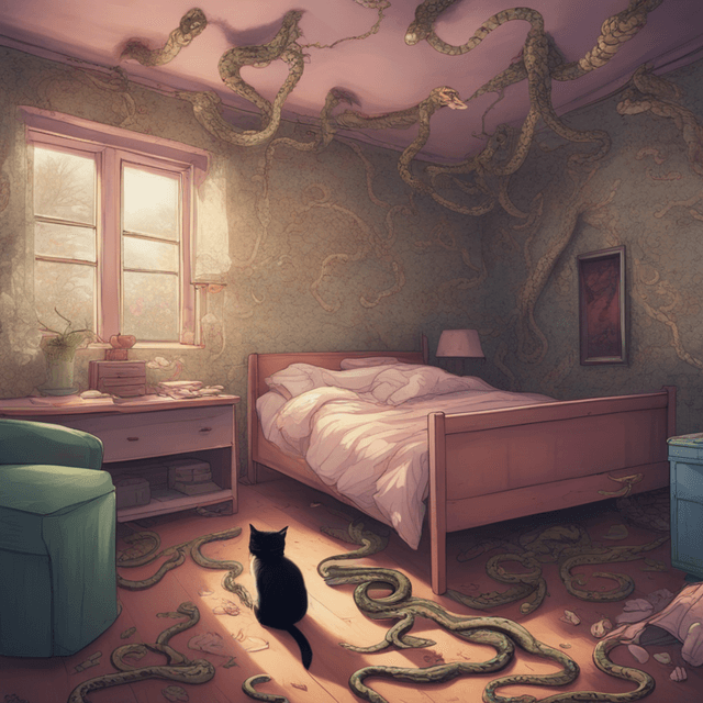 dream-of-abandoned-house-with-falling-snakes-and-kitten